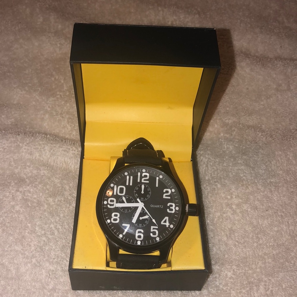 Watch with large face